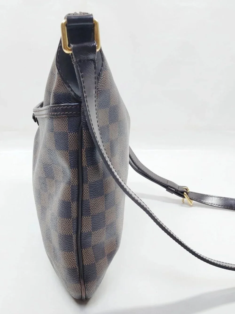 Authentic Louis Vuitton Bloomsbury PM Damier Ebene Crossbody Shoulder Bag